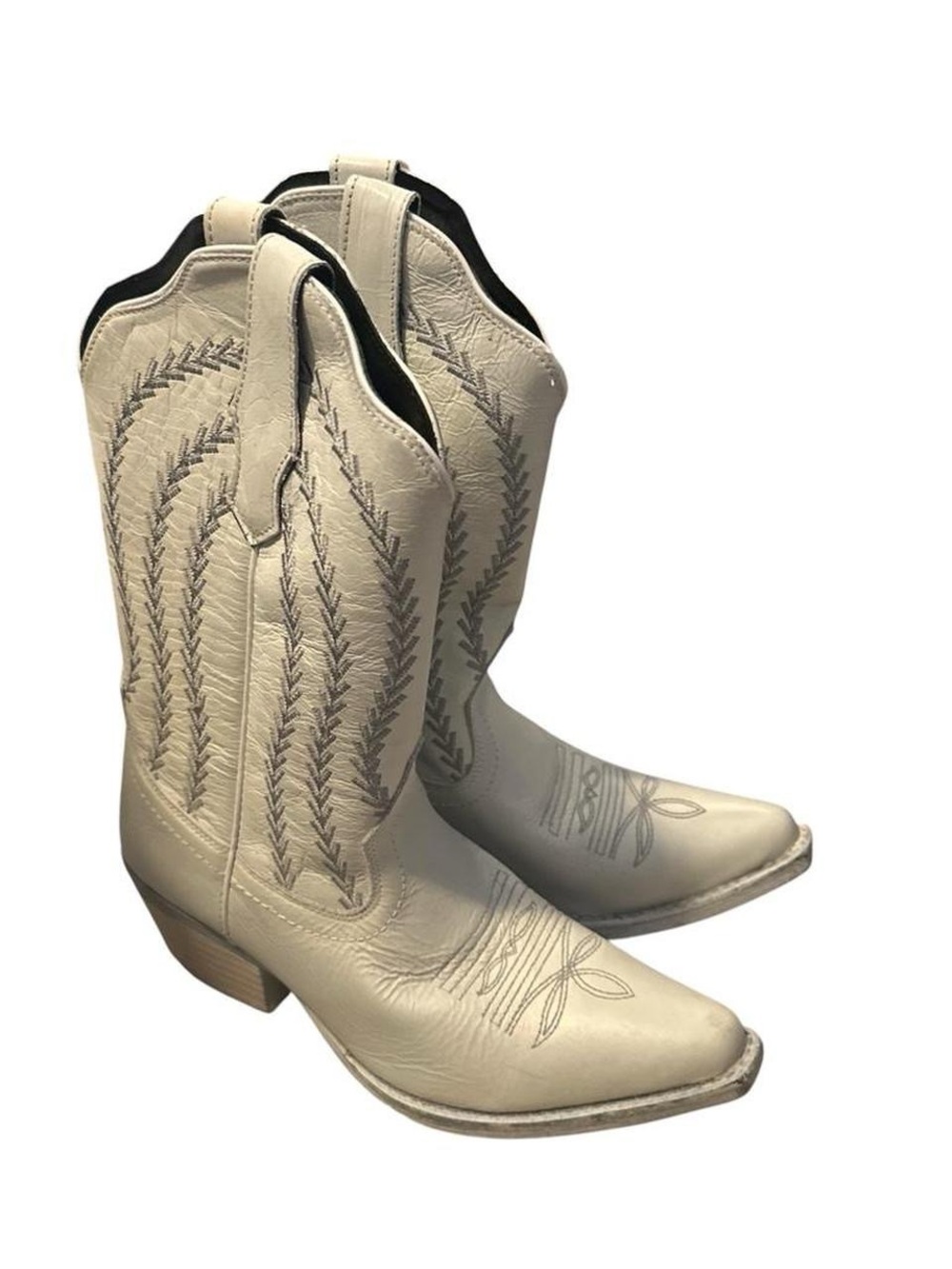 White Womens Cowboy Boots